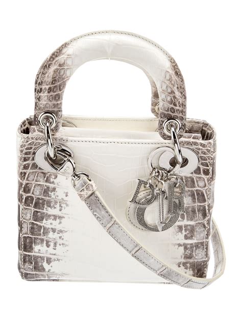 2023 Mini Himalayan Crocodile Lady Dior Bag .